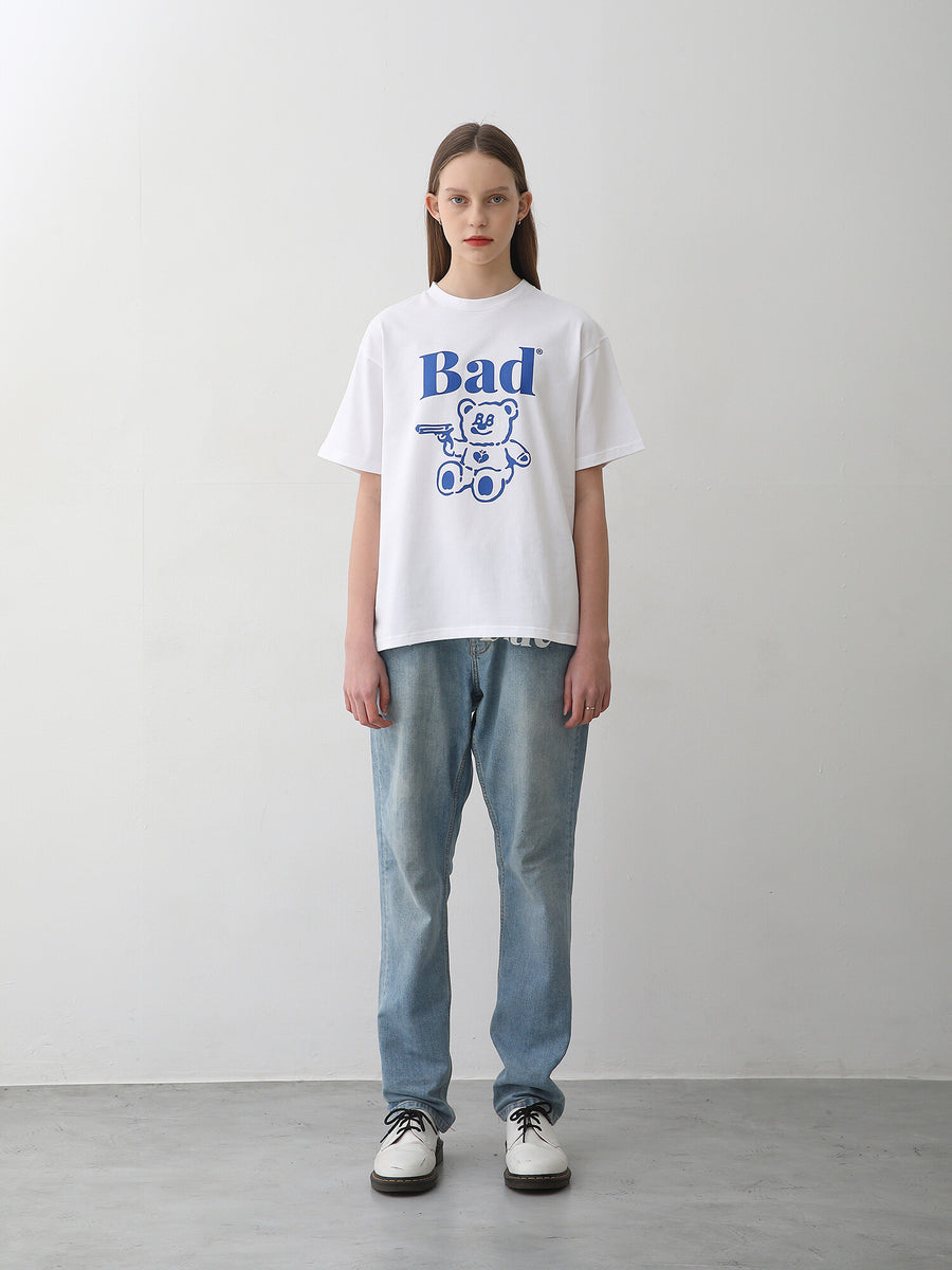 BadBlue】BadBear Bad Tee White – K-NARA KOKO