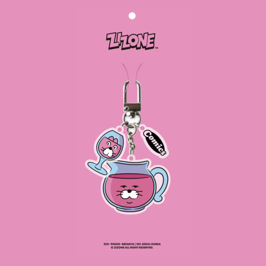 ZIZONE】ACRYLIC KEYRING_WATER PINGO – K-NARA KOKO