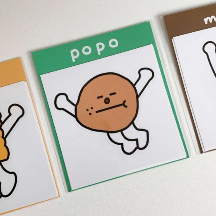 【Sasim Goods】POPO Removable sticker