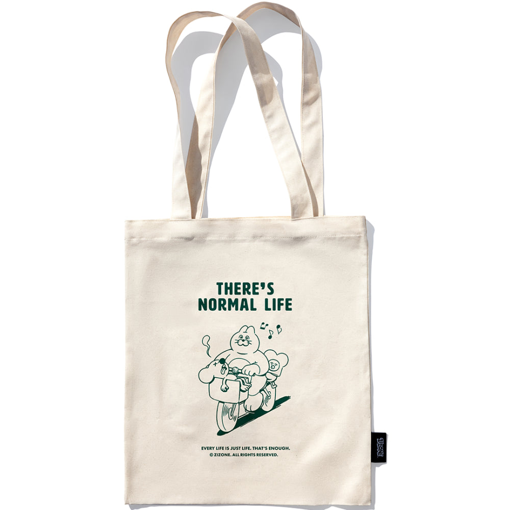 ZIZONE】COLOR GRAPHIC ECOBAG NORMAL LIFE_GREEN – K-NARA KOKO