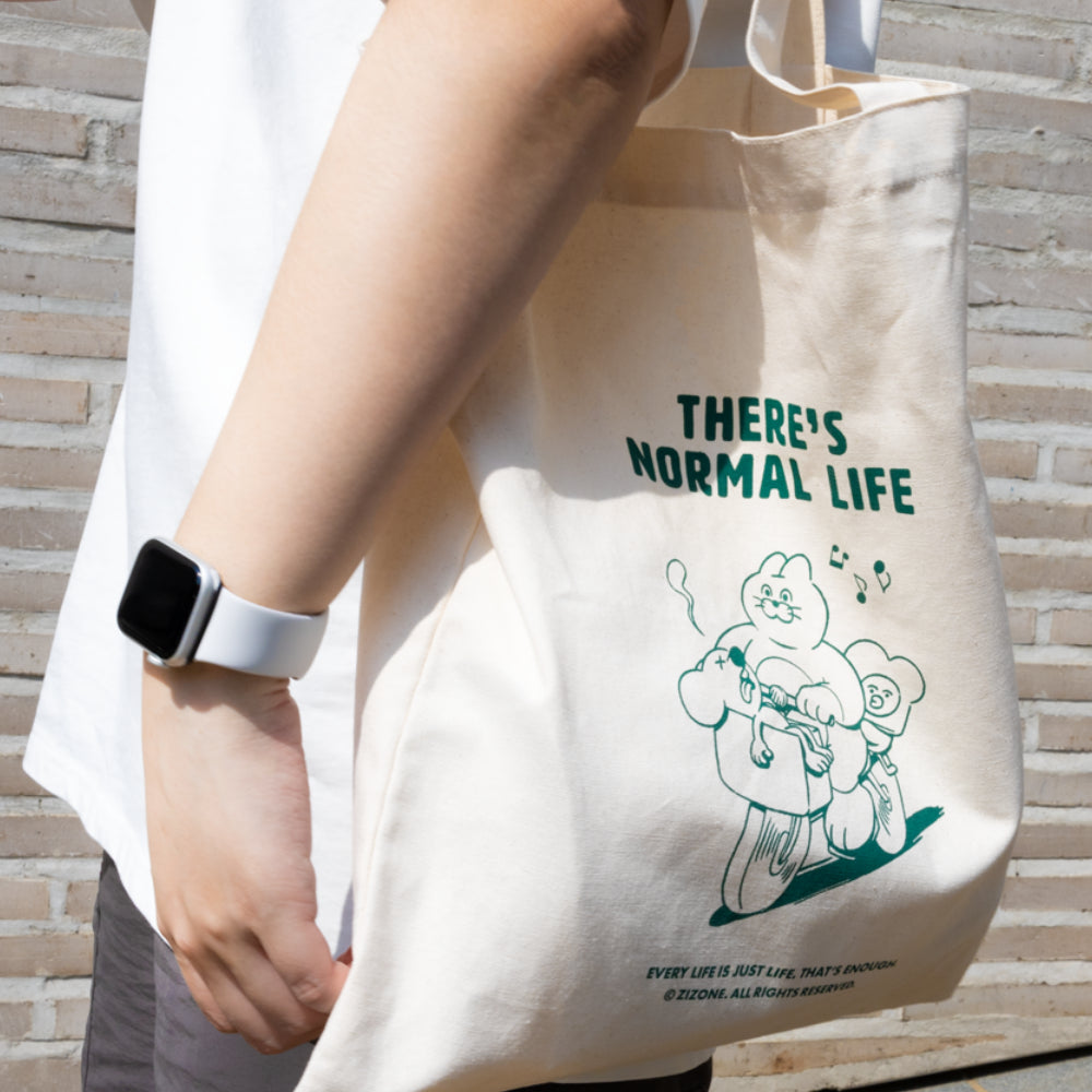 ZIZONE】COLOR GRAPHIC ECOBAG NORMAL LIFE_GREEN – K-NARA KOKO