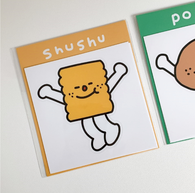 【Sasim Goods】SHUSHU Removable sticker