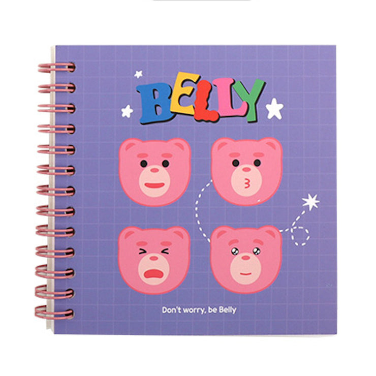 【BELLYGOM】square notebook(4TYPES)