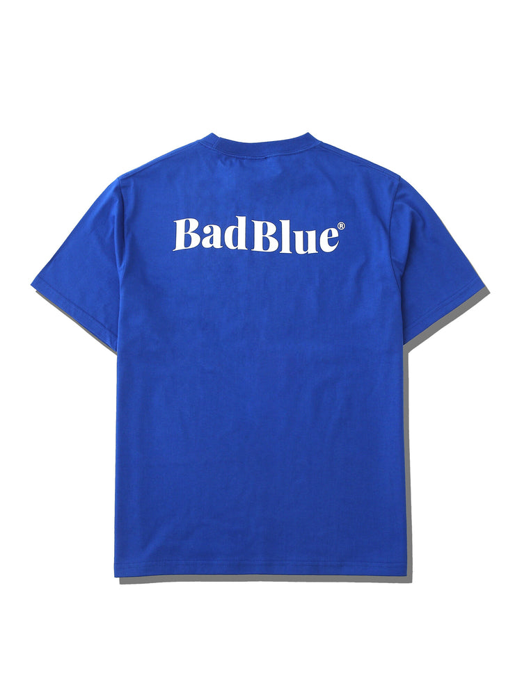 【BADBLUE】Logo Tee Blue