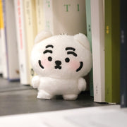 【MUZIKTIGER】SHY FACE MINI DOLL KEYRING  (WHITE TIGER)