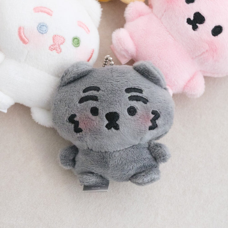 【MUZIKTIGER】SHY FACE MINI DOLL KEYRING   (PORUMEE)