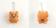 【MUZIKTIGER】SHY FACE MINI DOLL KEYRING (RED TIGER)