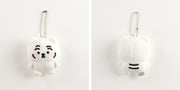 【MUZIKTIGER】SHY FACE MINI DOLL KEYRING  (WHITE TIGER)