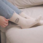 【MUZIKTIGER】DAILY COLOR SOCKS (Oatmeal)