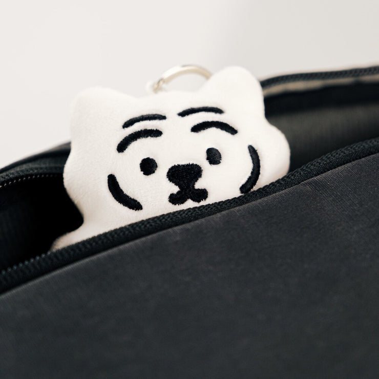 【MUZIKTIGER】FLAT DOLL KEYRING (WHITE TIGER)