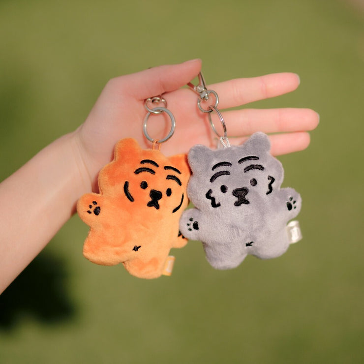 【MUZIKTIGER】FLAT DOLL KEYRING (WHITE TIGER)