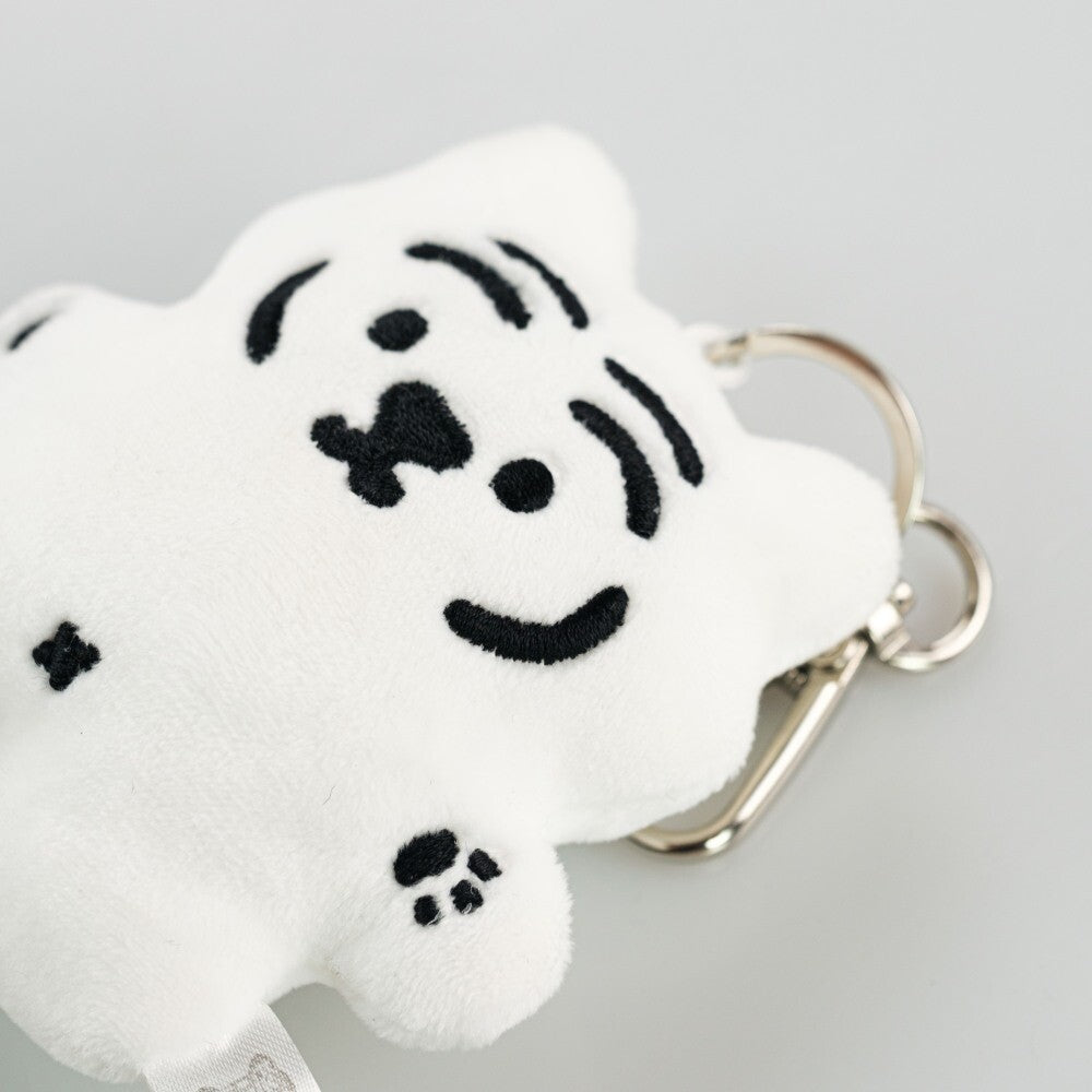 MUZIKTIGER】FLAT DOLL KEYRING (WHITE TIGER) – K-NARA KOKO