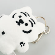 【MUZIKTIGER】FLAT DOLL KEYRING (WHITE TIGER)