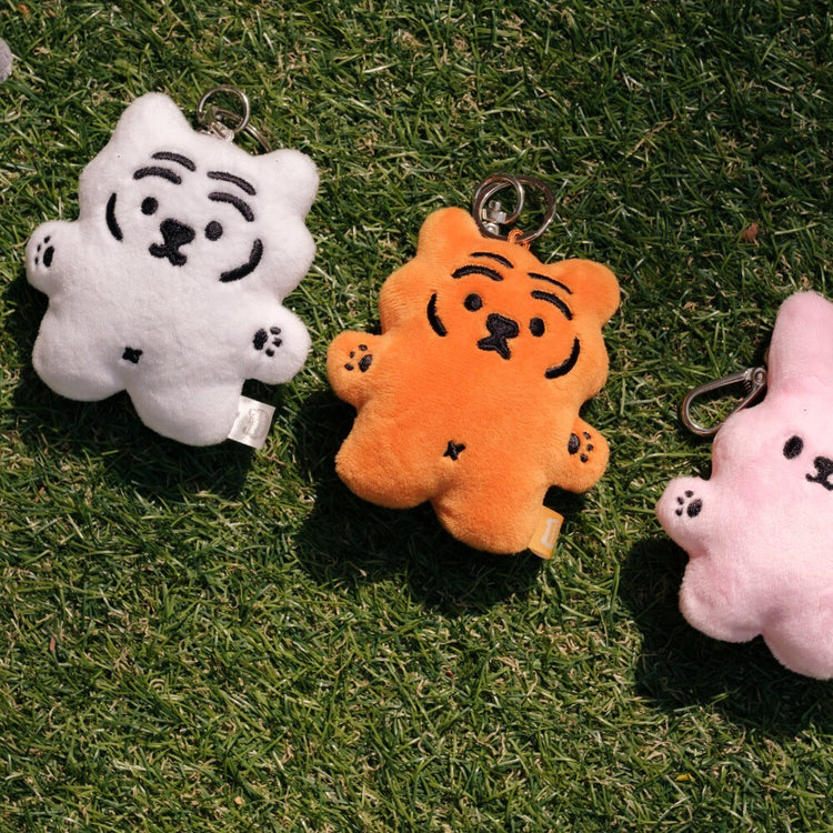 MUZIKTIGER】FLAT DOLL KEYRING (WHITE TIGER) – K-NARA KOKO