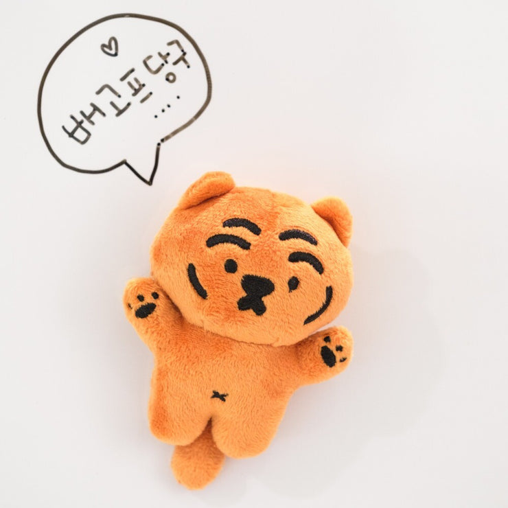 【MUZIKTIGER】HUG ME STUFFED PLUSH MAGNET (RED TIGER)