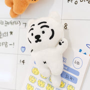 【MUZIKTIGER】HUG ME STUFFED PLUSH MAGNET (WHITE TIGER)