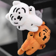 【MUZIKTIGER】HUG ME STUFFED PLUSH MAGNET (WHITE TIGER)