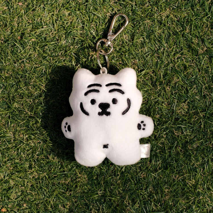 MUZIKTIGER】FLAT DOLL KEYRING (WHITE TIGER) – K-NARA KOKO