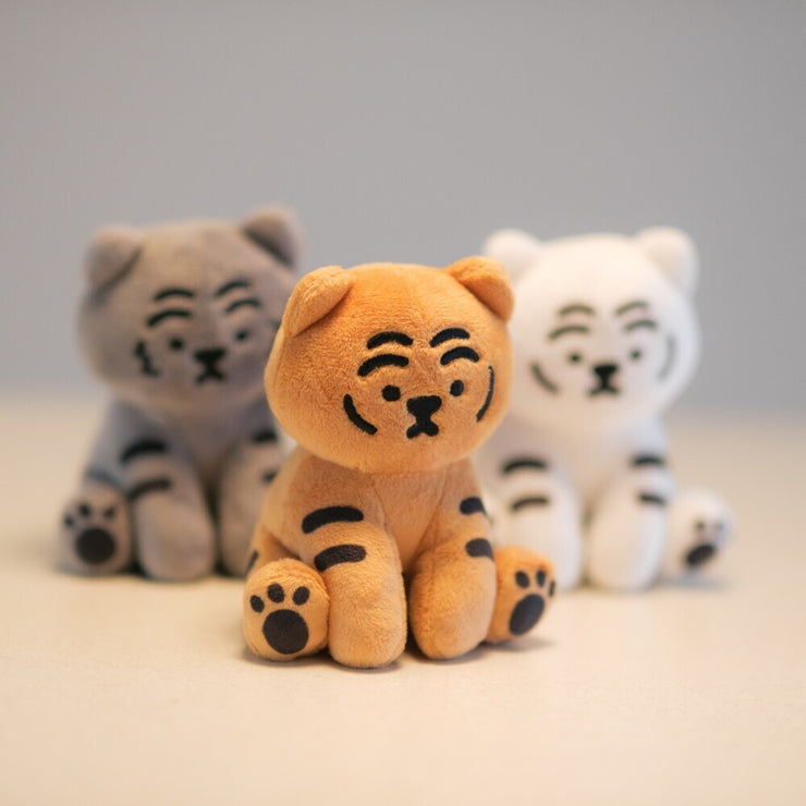 【MUZIKTIGER】MOVING TIGER STUFFED TOY  (WHITE TIGER)