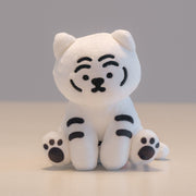 【MUZIKTIGER】MOVING TIGER STUFFED TOY  (WHITE TIGER)