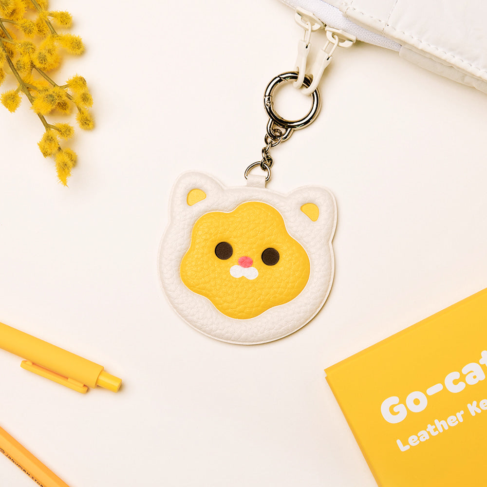 BELLYGOM】GO-CAT LEATHER KEYRING – K-NARA KOKO