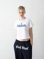 【BadBlue】Syndrome Crop Tee White