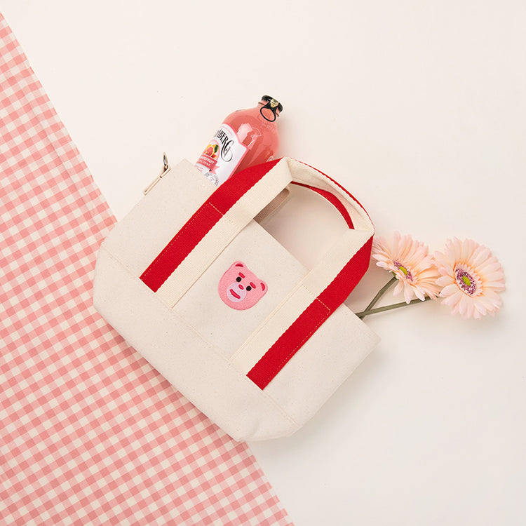 【BELLYGOM】Canvas Mini Bag [22.5 x 19.5 x 5.5 cm] 1_e4499922-d166-4534-bab7-