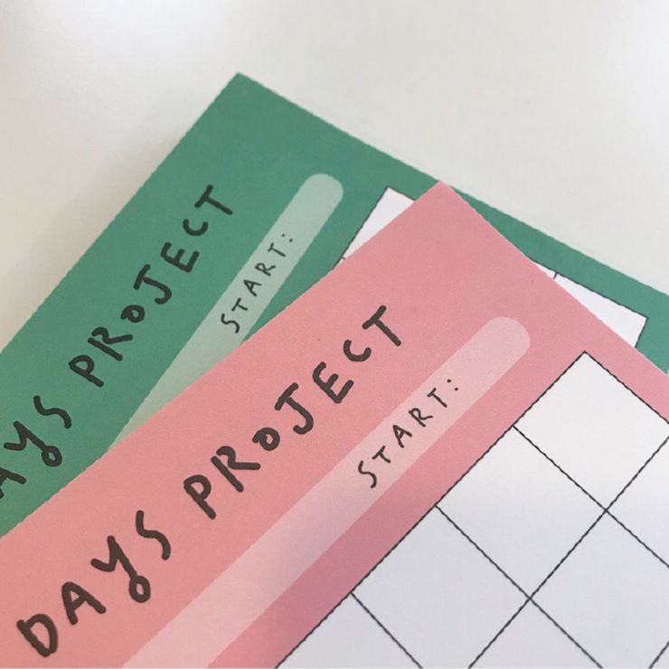 【Sasim Goods】21 days project memo pad