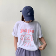 【Sasim Goods】POPO T-shirt (pink)