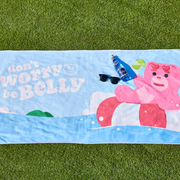 【BELLYGOM】BEACH TOWEL (SKY BLUE)