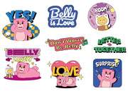 【BELLYGOM】REMOVABLE STICKER (8TYPES）