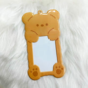 【OKIKI】Teddy bear brown[Photo holder]