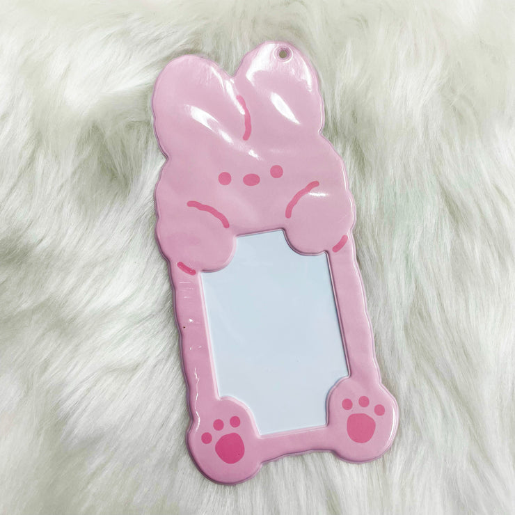 【OKIKI】Rabbit doll pink[Photo holder]