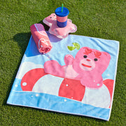 【BELLYGOM】BEACH TOWEL (SKY BLUE)