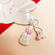 【OKIKI】Beads pink[key ring]