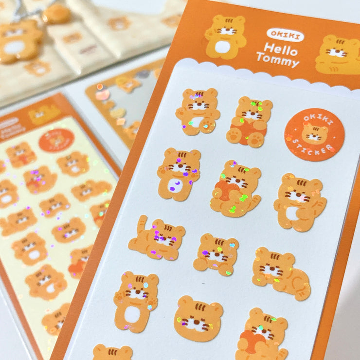 【OKIKI】Baby tiger Tommy[stickers]