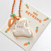 【OKIKI】Carrot rabbit doll[key ring]