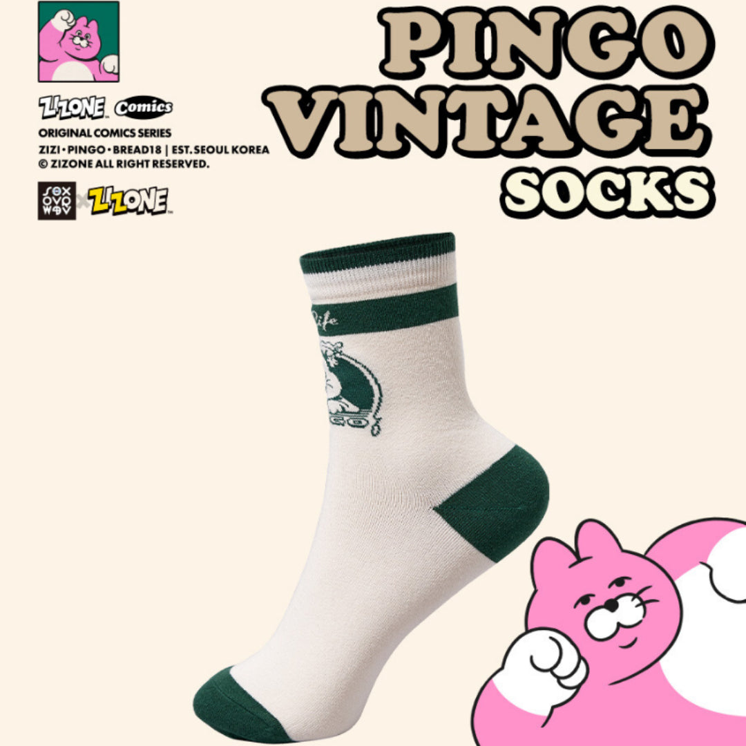 小物 gongo ZIZONE】Pingo Normal Socks – K-NARA KOKO