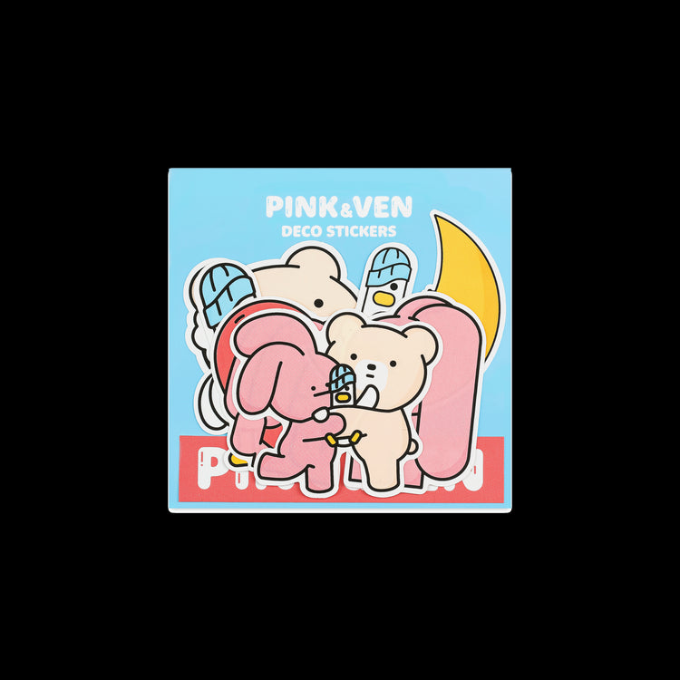 PINK&VEN】Deco sticker Ver1_Pink – K-NARA KOKO