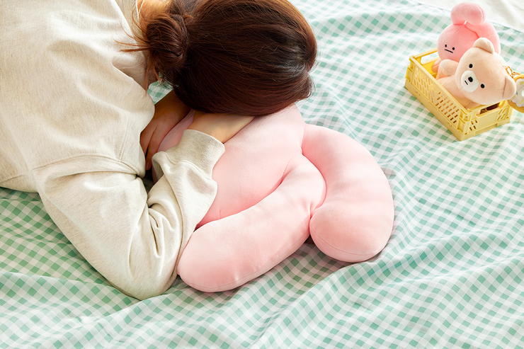 【PINK&VEN】Plush Soft Pillow - PINK
