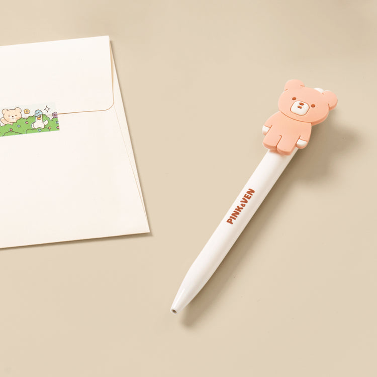 PINK&VEN】Cute Gel Ink Pen - VEN – K-NARA KOKO