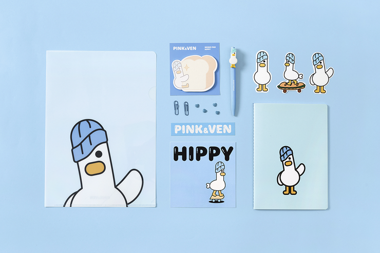 【PINK&VEN】Mini Notes(A5) - HIPPY