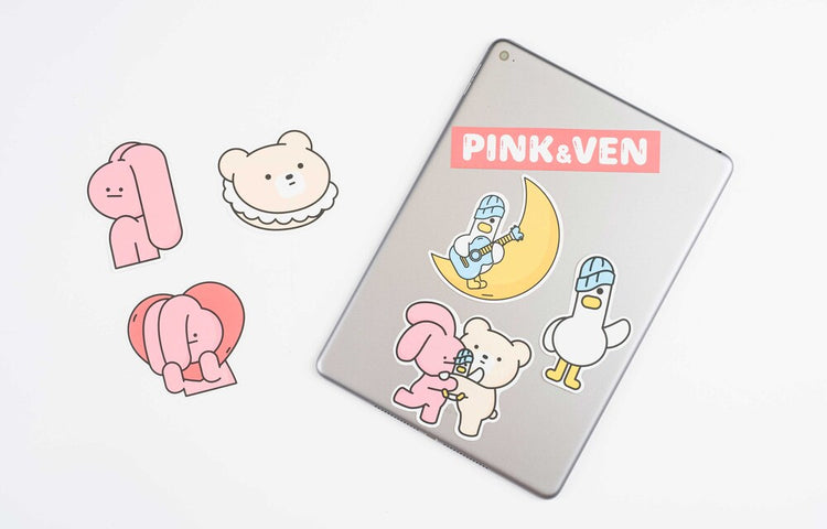 PINK&VEN】Deco sticker Ver1_Pink – K-NARA KOKO