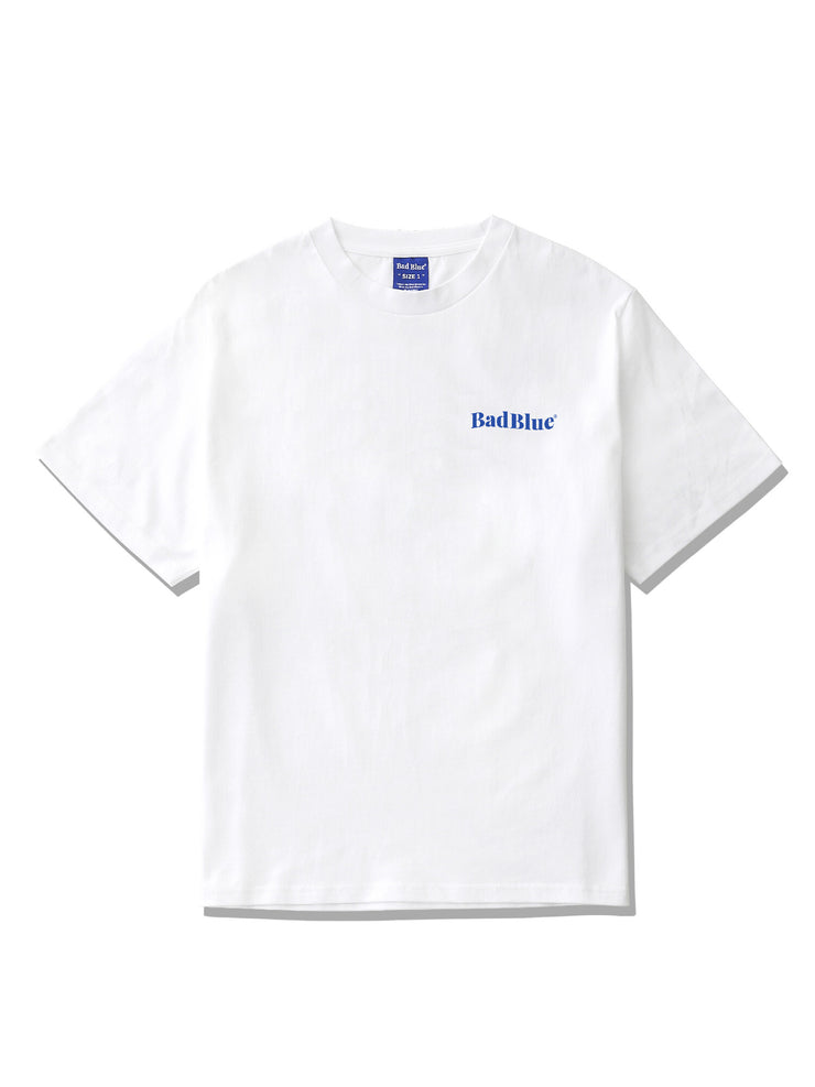 【BadBlue】Logo Tee White