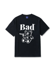 【BadBlue】BadBear Bad Tee Navy S1