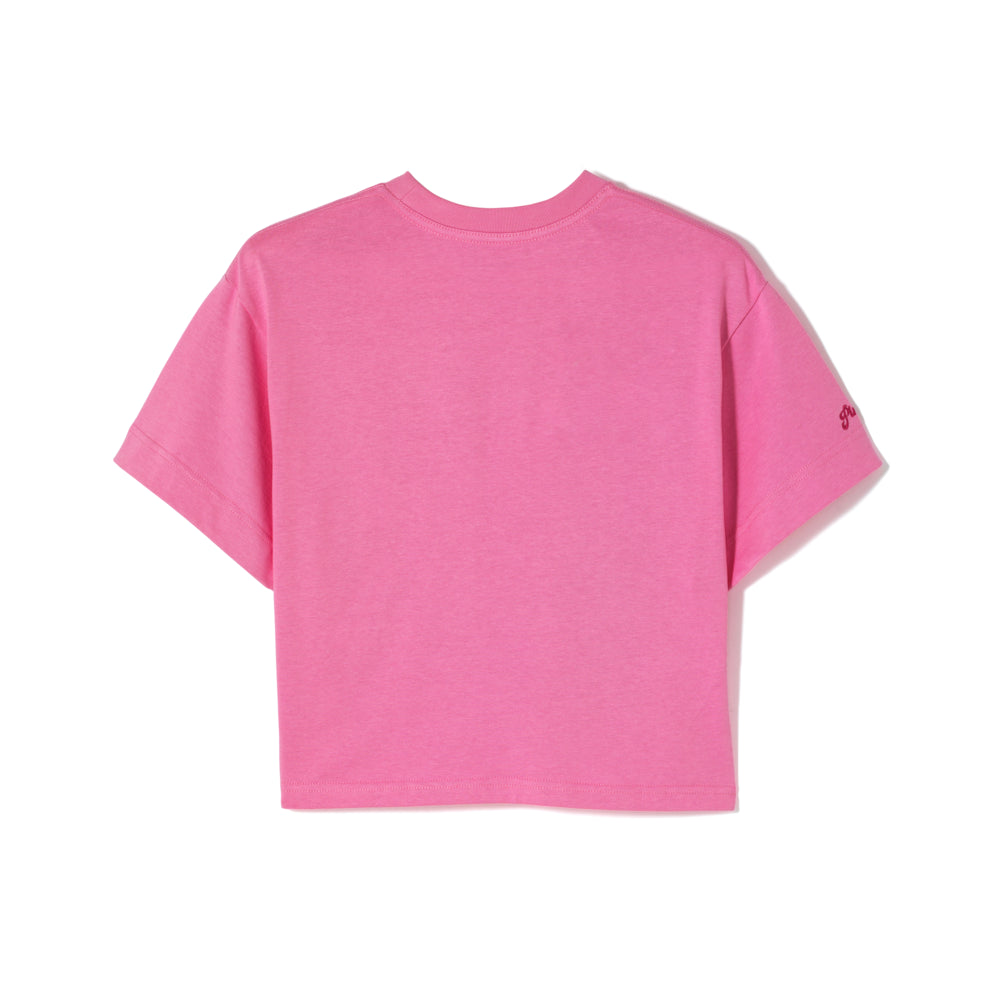 ZIZONE】BUBBLE PINGO CROP SHORT SLEEVED_PINK_S – K-NARA KOKO