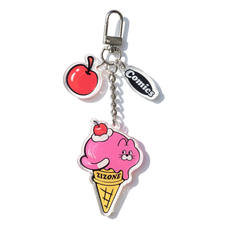 ZIZONE】ACRYLIC KEYRING_PINGO CONE – K-NARA KOKO